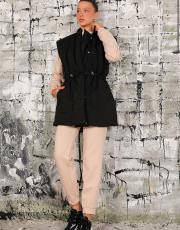 siyah puffy şişme yelek 3