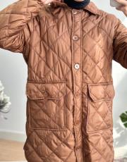 kahve cepli kısa mont 3