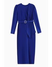 saks beli kemerli abiye