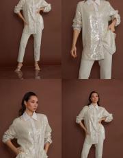 bej pulpayet gömlek