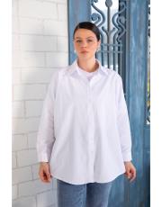 beyaz basic poplin gömlek