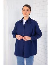 lacivert basic poplin gömlek