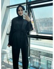 siyah tüylü saten takım 2