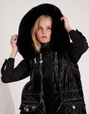 siyah kürklü şişme yelek 2