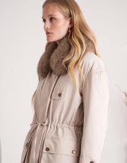 taş kürklü uzun mont 2