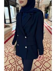 lacivert blazer ceket 2