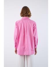 pembe poplin gömlek 2