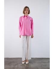 pembe poplin gömlek 3