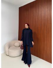 lacivert lastik detaylı takım