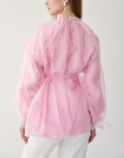 pembe organze gömlek 4