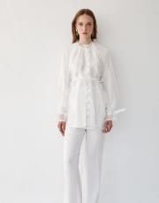 beyaz organze gömlek 3