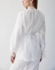 beyaz organze gömlek 5