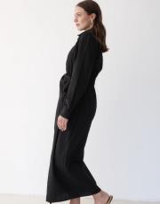 siyah poplin elbise 3