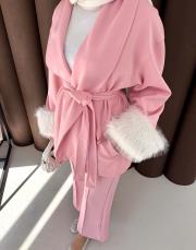 pembe kolu kürklü scuba takım 2