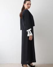 siyah ceketli elbiseli takım 2