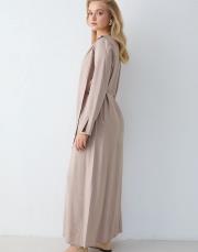 taş broş detaylı elbise