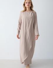 taş broş detaylı elbise 2