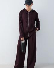 bordo fermuarlı modal takım 2