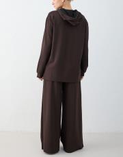 kahve fermuarlı modal takım 3