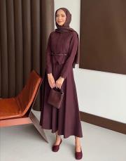 bordo fermuarlı takım