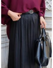 siyah saten kraş etek 3