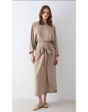 bej modal etekli takım