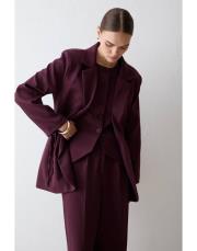 bordo yelek ceket üçlü takım 3