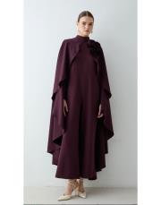 bordo pelerinli tulum