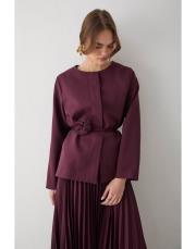 mürdüm pilise etekli ceketli takım 2