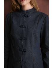 lacivert kot etekli takım 2