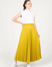 yağ yeşili piliseli etek 2